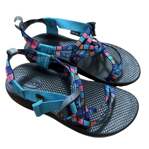 Chaco Other - Chaco ZX/1 Eco Tread Break Teal Sandals
